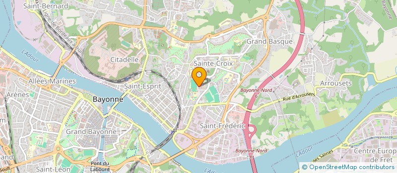 localisation de l'entreprise IMPRO4 à BAYONNE