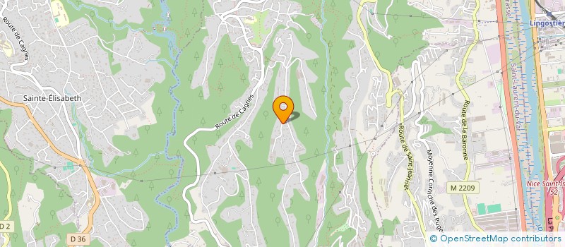 localisation de l'entreprise IMPROBABLE  LA GAUDE