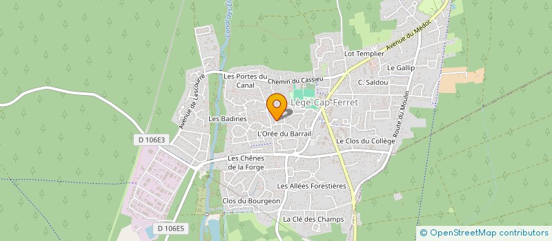 localisation de l'entreprise IMPROBABLE GAME  LEGE-CAP-FERRET