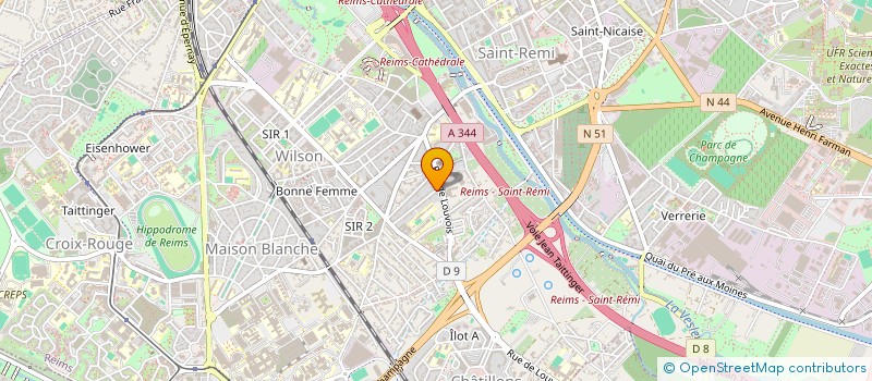 localisation de l'entreprise IMPROBABLES GAZELLES  REIMS