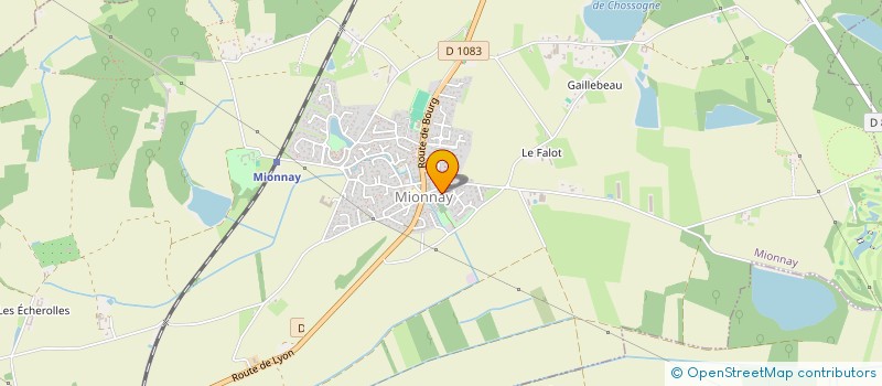 localisation de l'entreprise IMPRODOMBES  MIONNAY