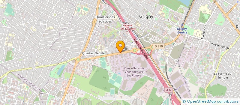 localisation de l'entreprise IMPROFFSET à GRIGNY