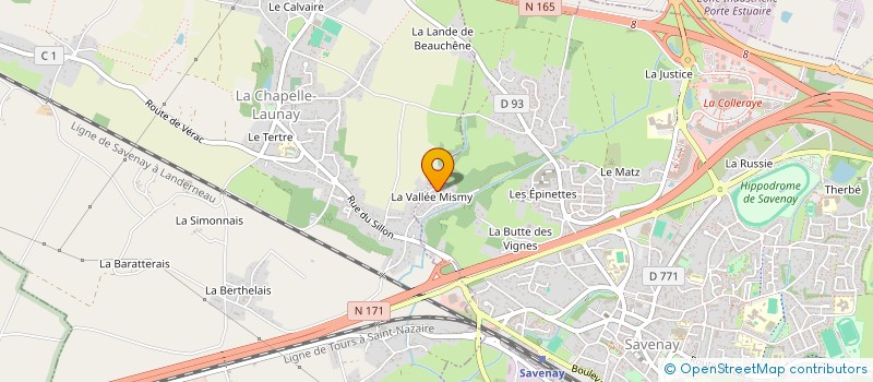 localisation de l'entreprise IMPROJAZZ  SAVENAY