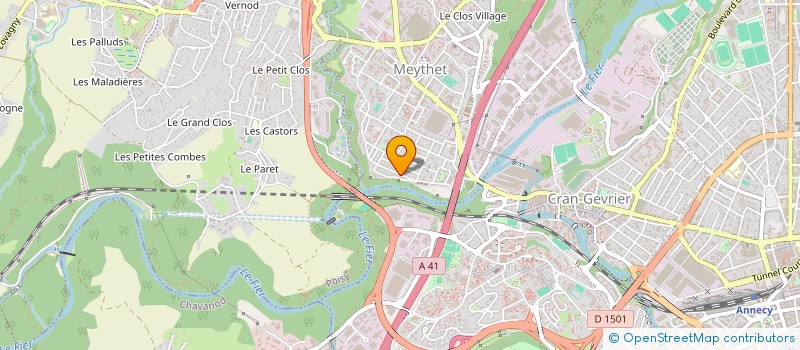 localisation de l'entreprise IMPROJECTEUR à ANNECY