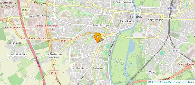 localisation de l'entreprise IMPROMPTU 17  SAINTES