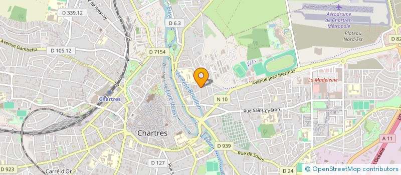 localisation de l'entreprise IMPROPHILE à CHARTRES