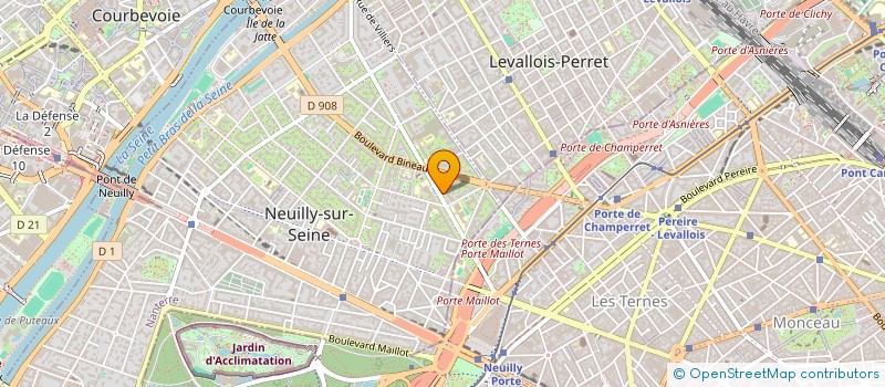 localisation de l'entreprise IMPROS & CIE à NEUILLY-SUR-SEINE