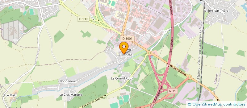 localisation de l'entreprise 'IMPROTHEO' LIGUE D'IMPROVISATION THEATRALE DE L'OISE  SAINT-MARTIN-LE-NUD