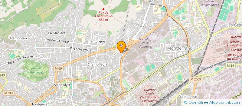 localisation de l'entreprise IMPROVERGNE  CLERMONT-FERRAND