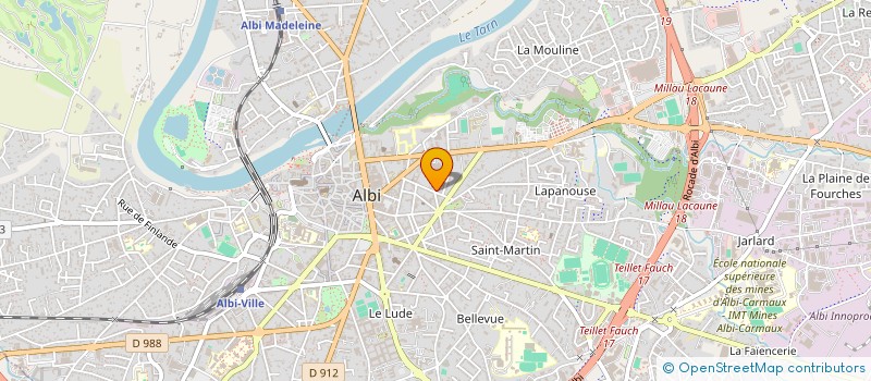 localisation de l'entreprise IMPROVISATOR ET A TRAVERS à ALBI