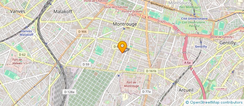 localisation de l'entreprise IMPUL'C à MONTROUGE