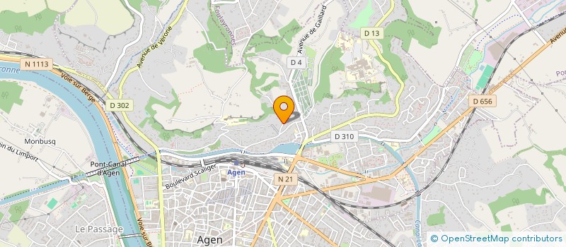 localisation de l'entreprise IMPUL'SONS  AGEN