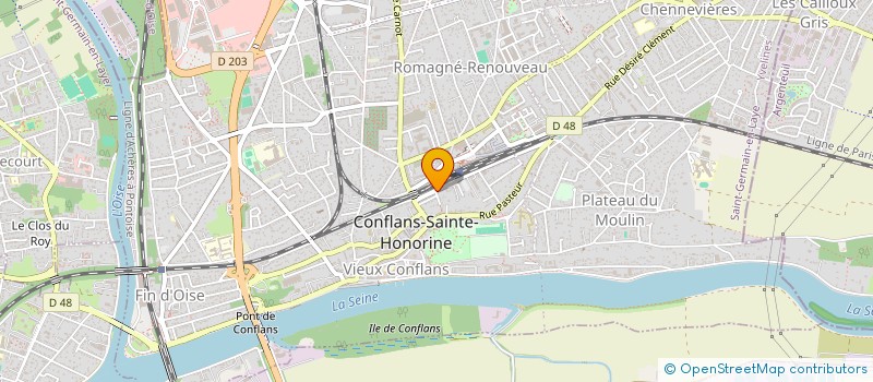 localisation de l'entreprise IMPULS.IT  CONFLANS-SAINTE-HONORINE