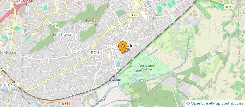 localisation de l'entreprise IMPULS'RH à LA GARDE