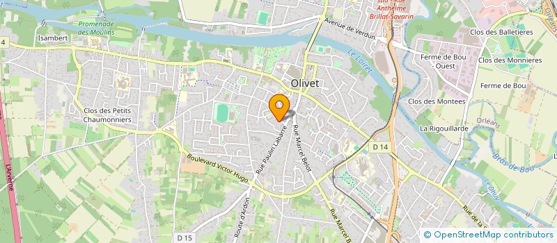localisation de l'entreprise IMPULSE 2026 à OLIVET
