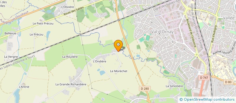 localisation de l'entreprise IMPULSE  HAUTE-GOULAINE