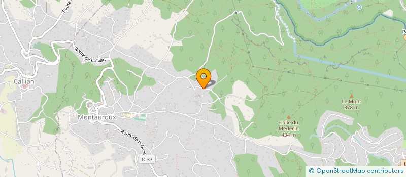 localisation de l'entreprise IMPULSE HOLDING  MONTAUROUX