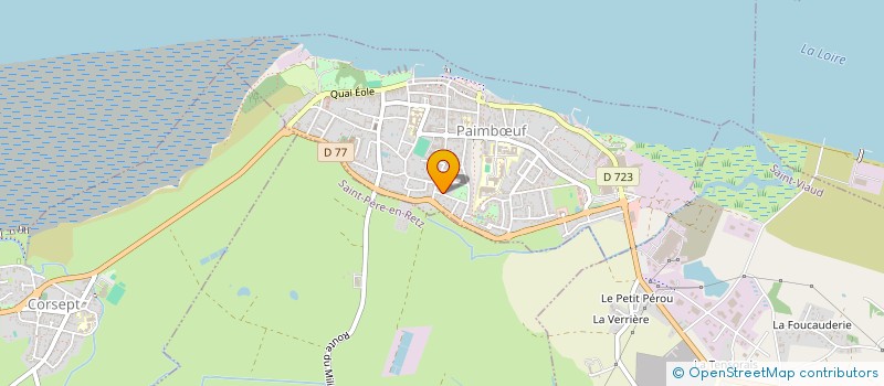 localisation de l'entreprise IMPULSE TECH à PAIMBŒUF