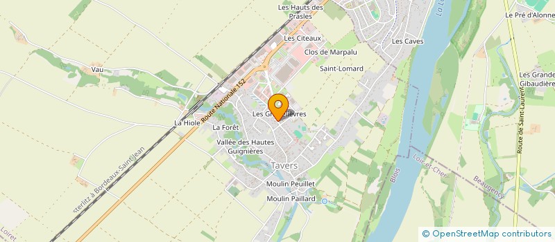 localisation de l'entreprise IMPULSIA à TAVERS