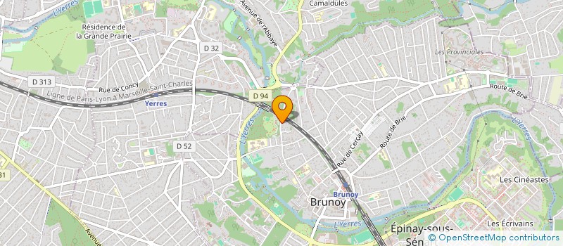 localisation de l'entreprise IMPULSION à BRUNOY