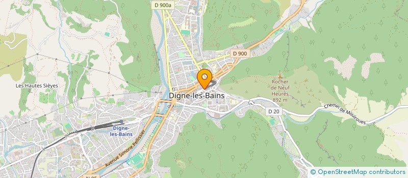 localisation de l'entreprise IMPULSION à DIGNE-LES-BAINS