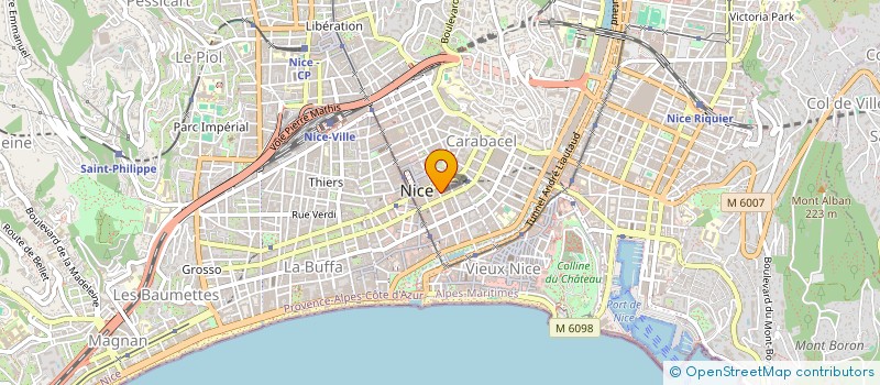 localisation de l'entreprise IMPULSION à NICE
