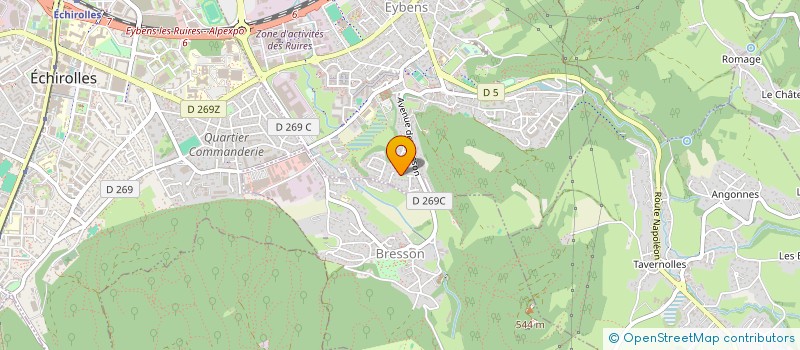 localisation de l'entreprise IMPULSION à EYBENS