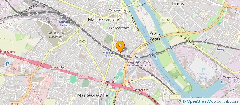 localisation de l'entreprise IMPULSION 78  MANTES-LA-JOLIE