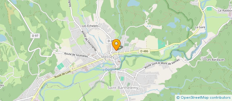 localisation de l'entreprise IMPULSION  MELISEY