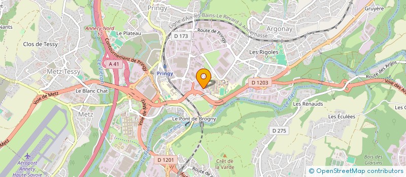 localisation de l'entreprise IMPULSION à ANNECY