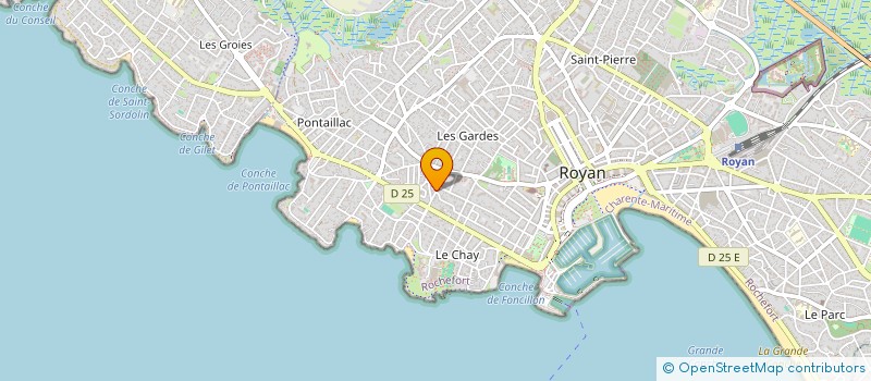 localisation de l'entreprise IMPULSION  ROYAN