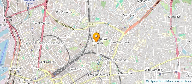 localisation de l'entreprise IMPULSION à MARSEILLE