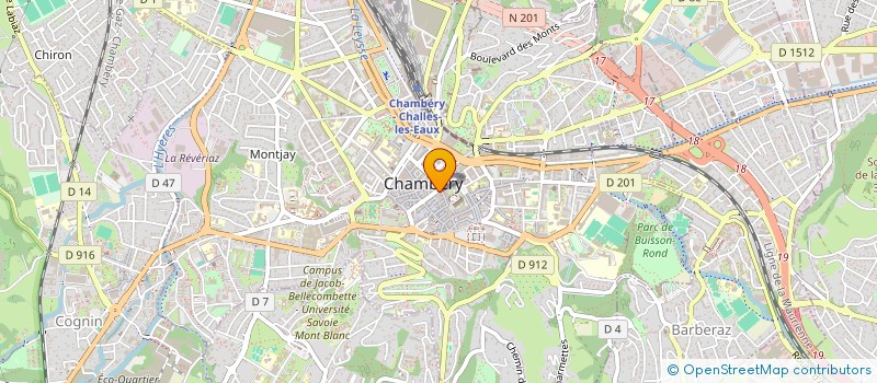 localisation de l'entreprise IMPULSION à CHAMBERY