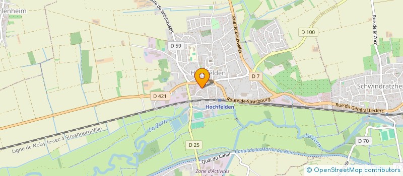 localisation de l'entreprise IMPULSION AVOCATS  HOCHFELDEN