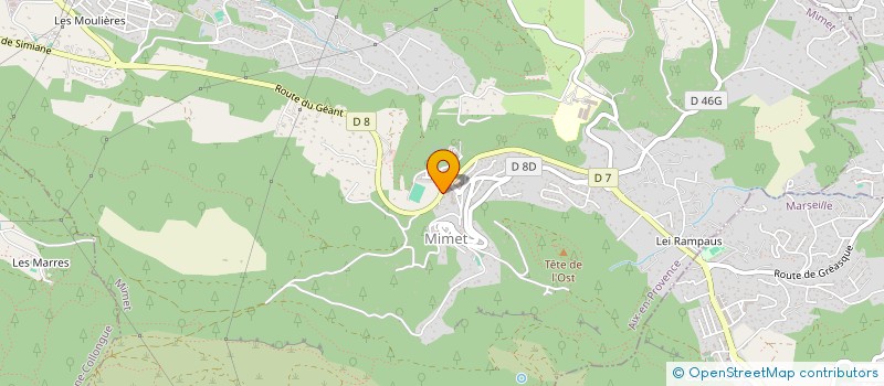 localisation de l'entreprise IMPULSION INGENIERIE PROVENCE ALPES COTE D'AZUR  MIMET