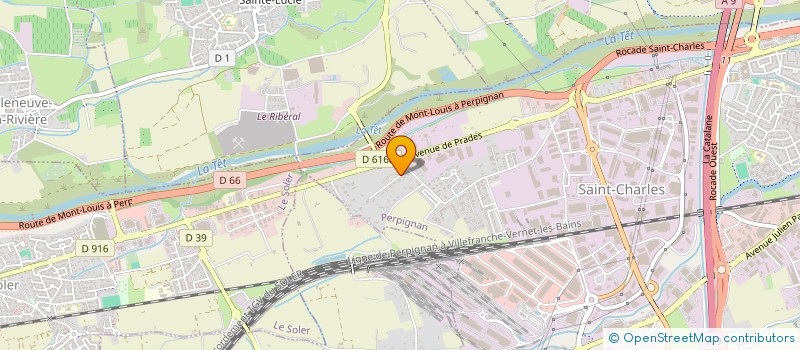 localisation de l'entreprise IMPULSION MEDIA  CABESTANY