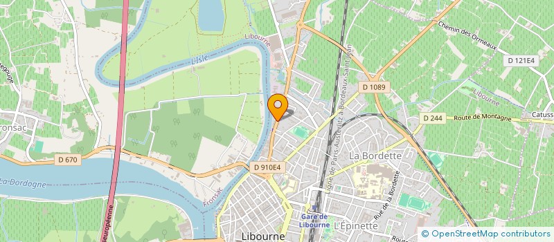 localisation de l'entreprise IMPULSION PATRIMOINE CONSEIL à LIBOURNE