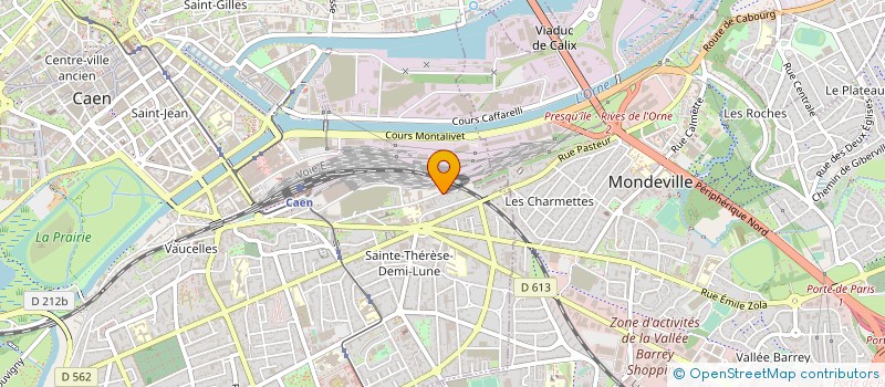 localisation de l'entreprise IMPULSION RH à CAEN