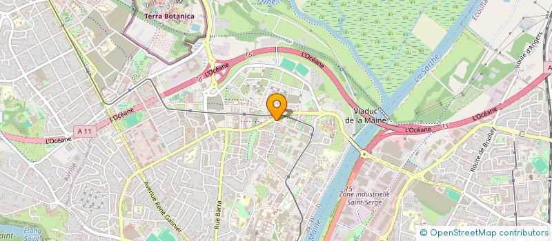 localisation de l'entreprise IMPULSION THIBERT CHARLOT  ANGERS