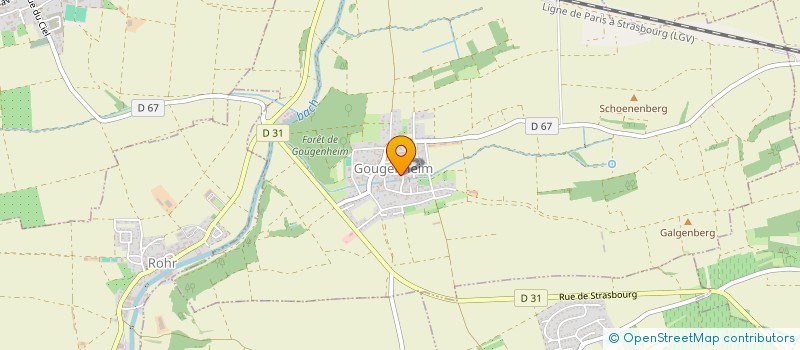 localisation de l'entreprise IMPULSIONS SPORTS LOISIRS  WILLGOTTHEIM