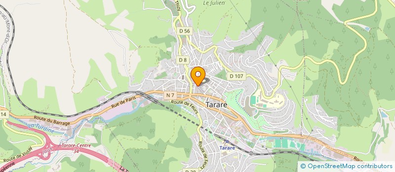 localisation de l'entreprise IMPULTION  TARARE