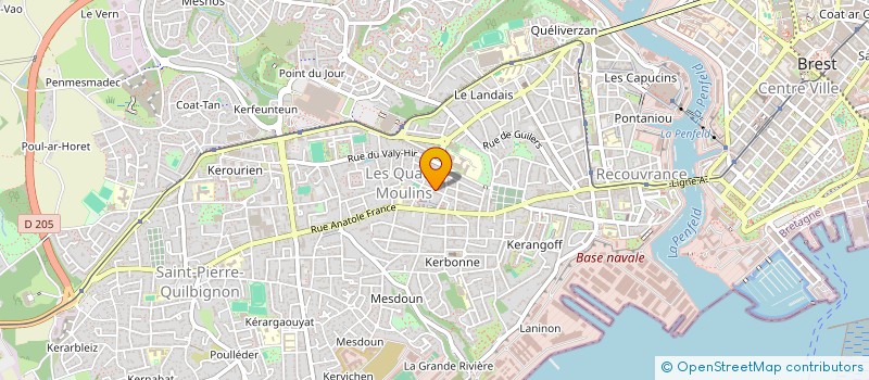 localisation de l'entreprise IMR TELECOM à BREST