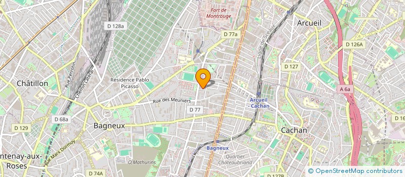 localisation de l'entreprise IMR TRANSPORTS à BAGNEUX