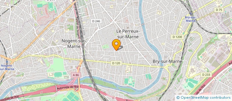 localisation de l'entreprise IMRA  LE PERREUX-SUR-MARNE