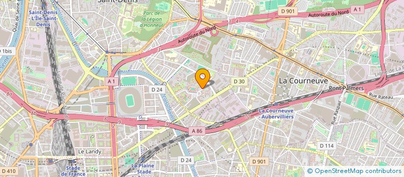 localisation de l'entreprise IMRAN BAT  SAINT-DENIS