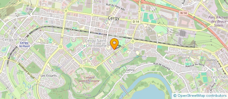 localisation de l'entreprise IMRANE SCI  CERGY