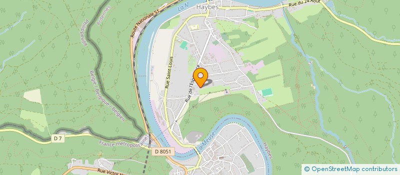 localisation de l'entreprise IMRI & TFH  HAYBES