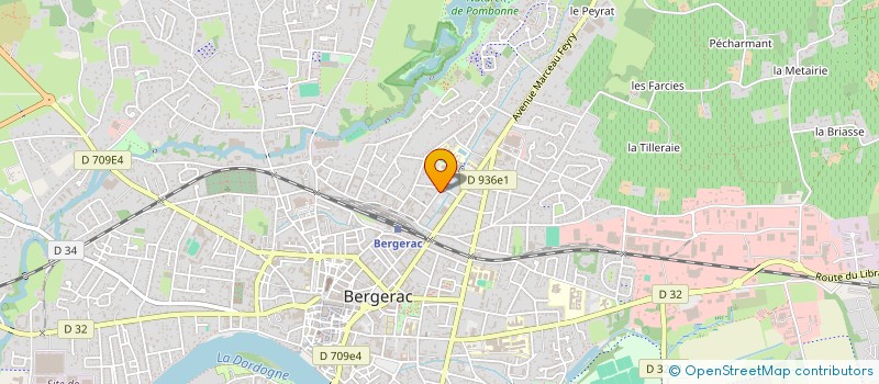 localisation de l'entreprise IMROMA à BERGERAC