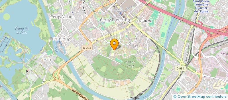 localisation de l'entreprise IMS  CERGY