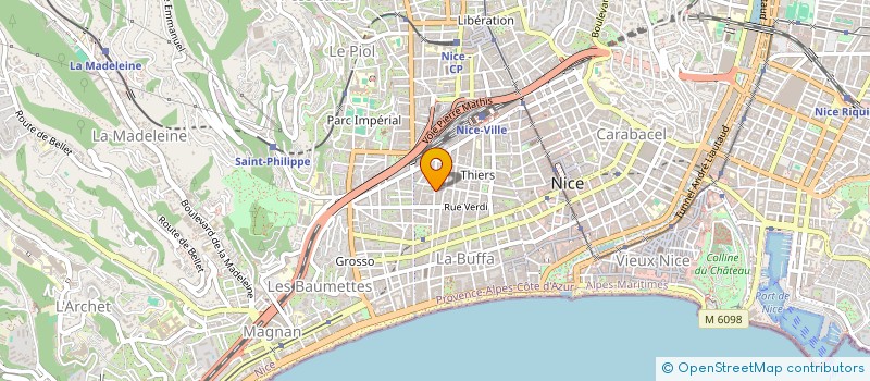 localisation de l'entreprise IMS à NICE